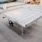 Ebb and flow greenhouse plants growing rolling bench with ABS tray