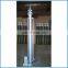 8m silver telescopic mast with manual mechanical winch ham radio
