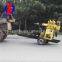 Supply trailer type water well drilling machine high power wheel type household well digger easy to walk drilling rig