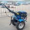 Mini Power Tiller Blue Color Gasoline / Diesel Mini Farm Tractor