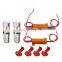 2x 1157 Dual Color Switchback White Amber LED Turn Signal Light Bulbs+Resistors For Acura Honda Hyundai