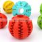 FREE SAMPLE dog treat ball slow food feeder snack leaking ball for pet teeth cleaning