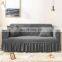 I@home European Classical Bubble Stripe High Stretch Protective Couch Sofa Cover Stretch With Skirt