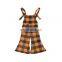 Hot Sale Plaid Bell-Buttom Pants Baby Girls Kids Suspender Overall Jumpsuit Romper  Adorable Toddler Girls Daily Wear