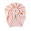 Original Donut baby turban headwrap 0-3Years 20 colours newborns cotton turban hats 100% Cotton Stretchy Beanie Hat Headwear