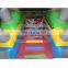 fun colorful popular stone age inflatable dinosaur adventure slide for sale