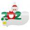 pvc snowman Amazon diy name blessing decorative items 2020 Christmas tree pendant gift gift