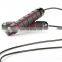 High quality Gym Weighted Pvc Exercise Foam Handle Sports Training Colorful Jump Rope