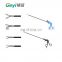 Geyi  Autoclavable laparoscopic instruments animal 2.8mm reverse teeth grasping forceps for veternary surgery