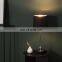 New arrival high quality bedside decoration metal reading lamps elegant black cotton table lamp