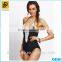 2016 New Fashion Lady Black Casual Sexy Lace One-Piece Swimwear