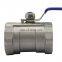 Bundor 316 DN50 ball valve PN16 One-piece ball valve For Water