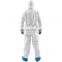Coveralls Polypropylene Isolation Chemical Jumpsuit Disposable Coverall Type 5