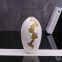 White Egg Gild Ceramic Vase Creative Nordic Modern Style For Office Hotel Decoration