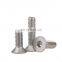 DIN7991 stainless steel m3 hex socket csk head cap screw m8x50 flat head allen hexagon bolt