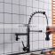 water tap black kitchen mixer faucet with spray