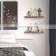 China factory supplier double sets Rustic wooden shelf Display Racks Wood Storage Shelves for Nursery Bedroom