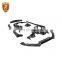 CSS CAR CARBON FIBER SIDE SKIRT SPOILERS WHEEL WHEEL EYEBROW PROTECTOR FOR A6L ARCH FENDERS FLARES BODY KIT