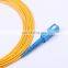 Fiber patch cord SM 9/125 G652D G657A 1m long patch cord sc-upc sc-upc single mode 2.0mm 2m
