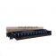 Cold-rolled 19 inch 1 U 12Core Fiber Patch Panel fdf 12 c rack with lc/apc adapter and pigtail lc patch panel