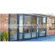 Exterior Black Accordion bi Folding Doors With Double Glazing