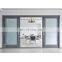 Soundproof aluminum profile tempered glass room sliding door designs
