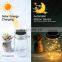 20L 2m Home Garden Decoration Copper Wire Christmas Fairy Lights In Mason Jars With Solar Panel Battery Box