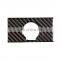 Suitable for 14-18 Toyota Tantu car accessories decorative rear cigarette lighter switch stickers real carbon fiber soft