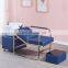 Barber Shop Shampoo Bed Hair Salon Special Shampoo Chair Gold-plated Stainless Steel Flushing Bed Ceramic Basin Hairdressing