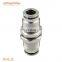 PM pneumatic brass copper bulkhead union straight quick connect air fitting connector