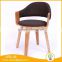 2016 high quality comfortable modern rotatable leather coffe chair