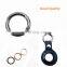 Factory Wholesale Zinc Alloy Spring Ring Metal Open O Ring Carabiner For Handbag Gift Waist Chain