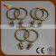 Metal curtain ring clips for voile/drapes hanging