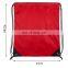 China design wholesale custom logo draw string promotional nylon 210D polyester shop backpack drawstring bag