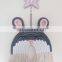 Best Seller Macrame Rabbit Wall Hanging, Nursery Decor, Wall Art Animal Macrame Hanging Wholesale