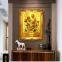100% Hand-painted flower oil painting wall art abstract wall decoration