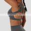 Wide Shoulder Straps Sexy Sports Bras Wholesale Backless Four Way Stretch Yoga Tops