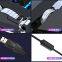 Novo design do mouse para jogos de computador FV-507, com fio, com DPI ajustável, anti-derrapante, de alta qualidade e mouse mecanico programável para jogadores