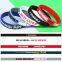 Customized Encourage Logo Promotion Inspiration Adult Debossed Inkfilled  Promotional Silicone Wristbands