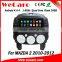 Wecaro Android 4.4.4 navigation system 8" touch screen for mazda 2 car stereo WIFI 3G 1.6 ghz cpu 2010-2012