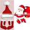 2016 New Arrival Saint Claus Set Crochet Hat and Boot Set Baby Photography Props