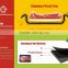 Food Grade Custom Made Thermoformed Plastic Meat Packaging Trays