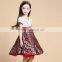 New Design Frock Short Sleeve Kids Dresses Children Wear for Baby Girl Casual Dress