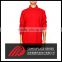 Red, yellow split color combination mens formal polo shirt for advertisement