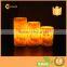 Cartoon Owl Battery Operated Real Wax Flameless Led Candle light Set