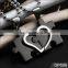 Fashion High Quality double heart design stainless steel pendants