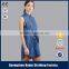 Factory wholesales Fashion Women's Retro Denim Jean Long Dress