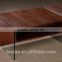 2014 hot sale glass legs wood Coffee Table 1411A