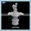 white stone angel water fountain outdoor