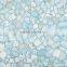 Natural semiprecious gemstone blue quartz ice blue